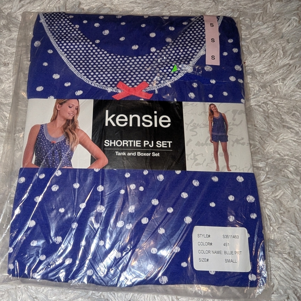 Nwt Kensie Women's Shortie PJ Set Sz S